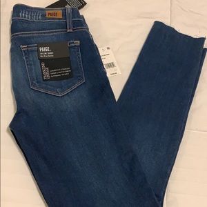 Paige Skyline Skinny Mid Rise Jeans